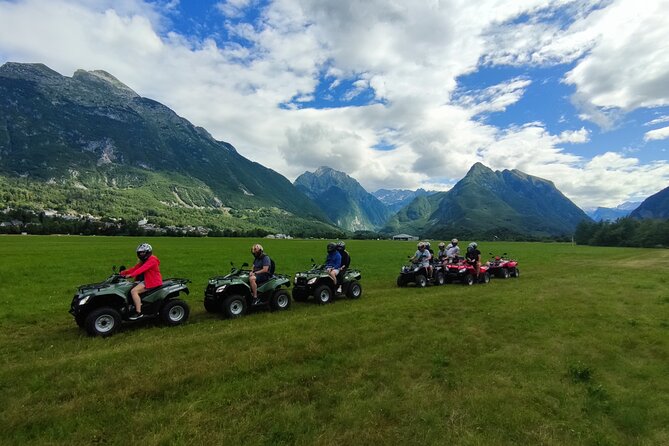 Adventure into Slovenian nature with a quad tour in Bovec. - Soca Canyon and the river valley