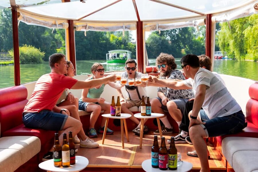 BEER WAY Ljubljana: Boat & Craft Beer Tasting Tour - A Floating Beer Flight Through Ljubljana