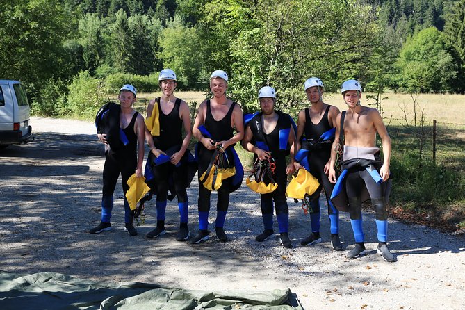 Bled and Bohinj Valley Canyoning with Hotel Pickup & Free Photos - Walking, swimming, and natural slides