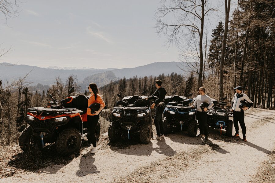 Bled: Scenic 2 hour QUAD tour - What happens at the stops?