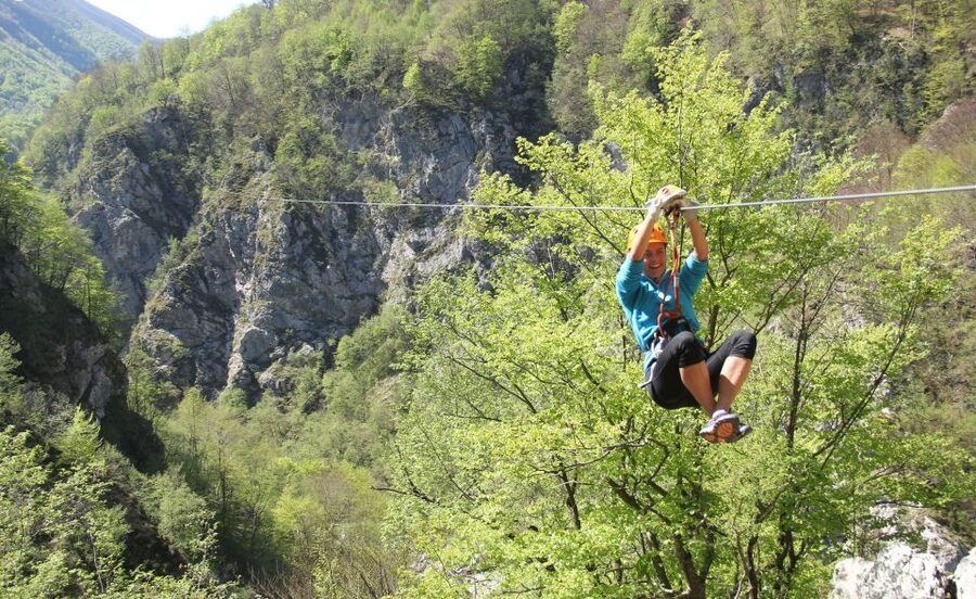 Bovec: Canyon Učja — The Longest Zipline Park in Europe - The 10-minute ride to the canyon