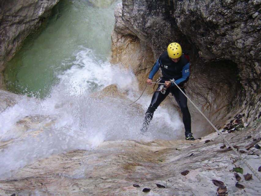 Bovec: Canyoning in Triglav National Park Tour + Photos - Jumps into cold emerald pools