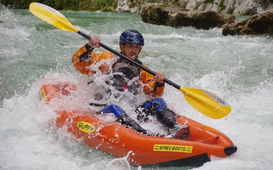 Bovec: Half-Day Kayaking Trip Down the Soča - Who should choose the Guppy or Ducky