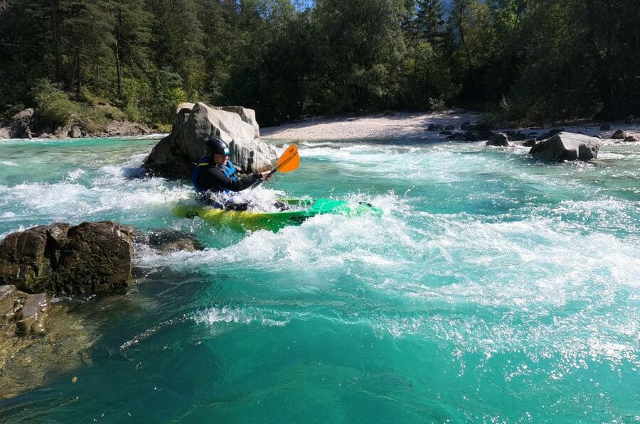 Bovec: Iconic Sit-on-Top Kayak Tour on Soča River +FREEphoto - Why this Soča River trip works for beginners