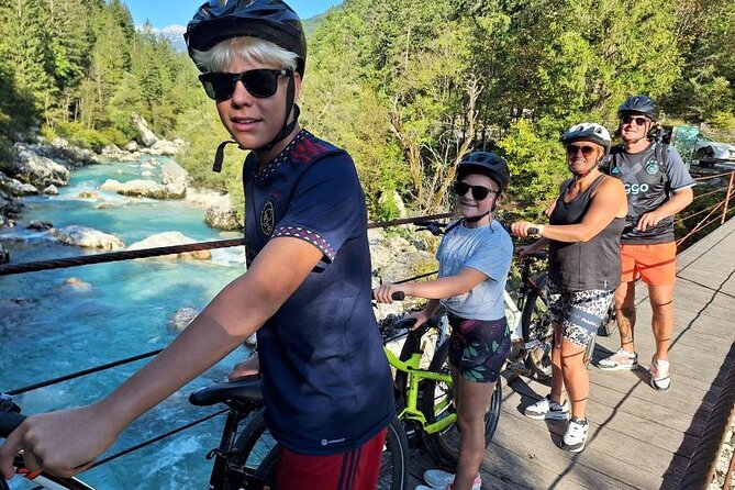 Bovec Private E-bike tour - Exploring hidden gems - Riding out from Čezsoča toward the Soča