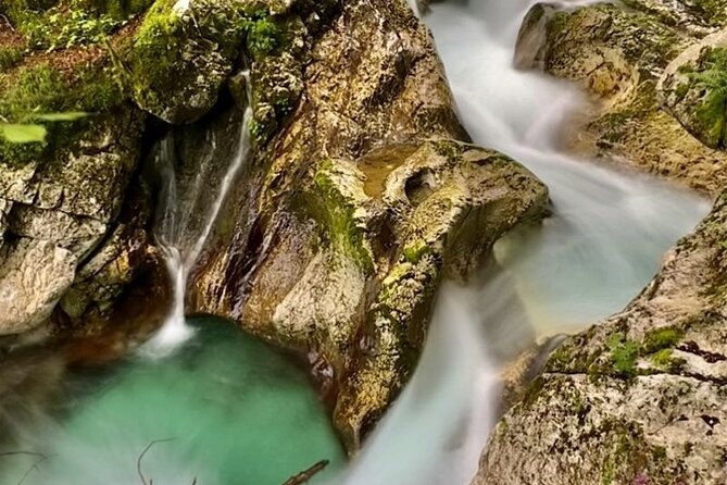 Bovec Private E-bike tour - Exploring hidden gems - A rocky beach, local food, and time beside the river