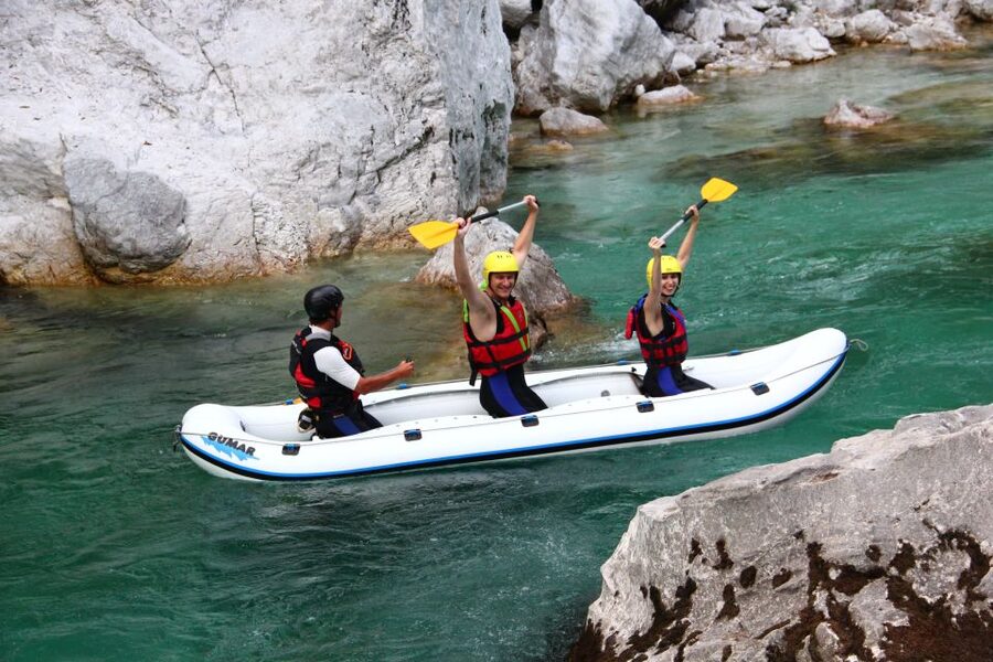 Bovec: Soča River Private Rafting Experience for Couples - The first Soča rapids are gentle