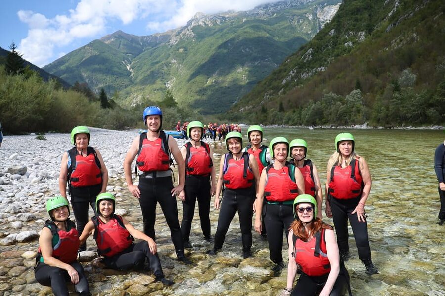 Bovec: Soča River Rafting Adventure with Photos and Drink - Showers, lockers, and the outdoor bar