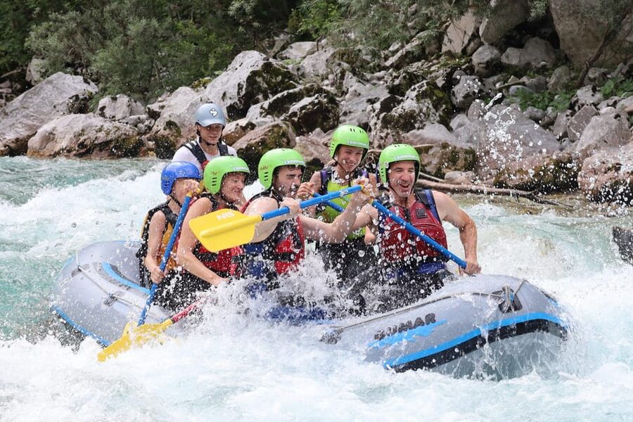 Bovec: Soča River Rafting Adventure with Photos and Drink - Checking in at the Bovec base