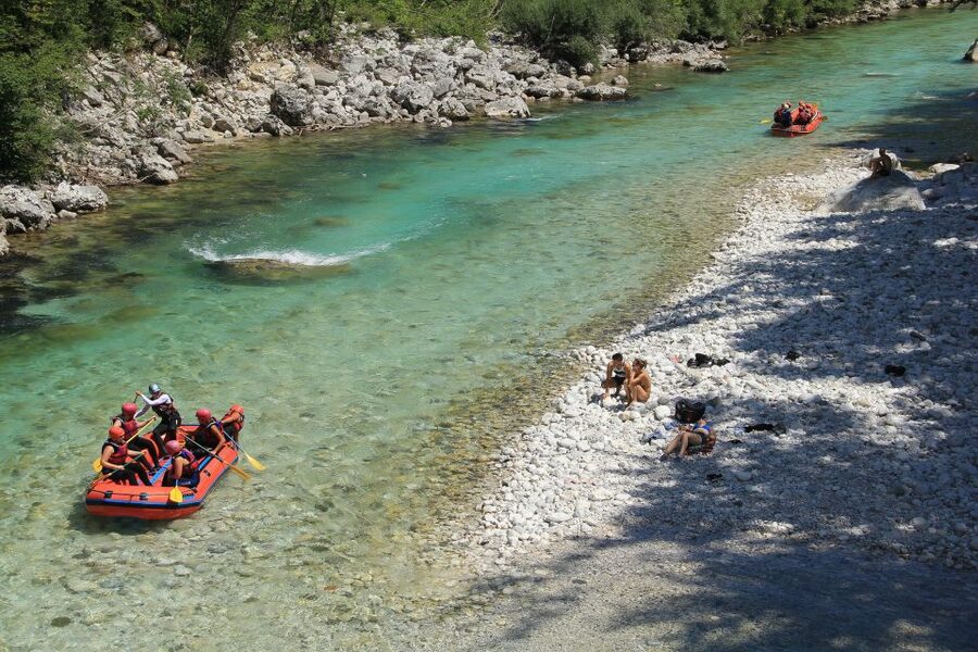Bovec: Soča River Whitewater Rafting - 1.5 hours of rapids, pools, and mountain views
