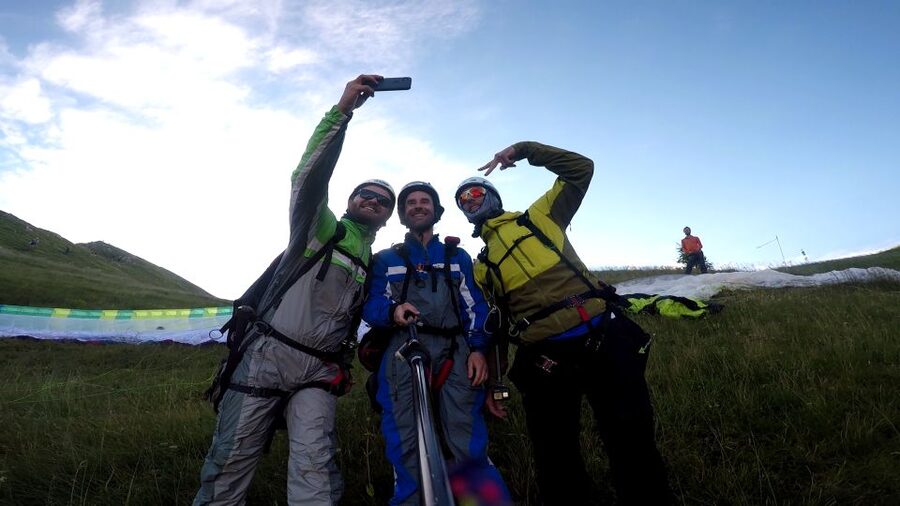 Bovec: Tandem paragliding in Julian Alps - Kobariški Stol: a ridge above two rivers