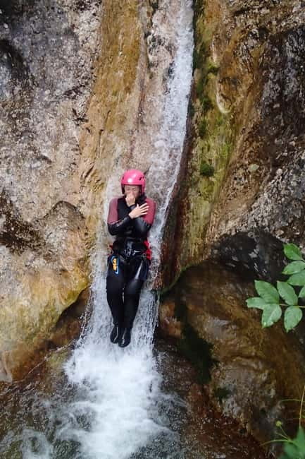 Bovec: Thrilling Canyoning in Sušec Gorge with Photo service - Sliding, jumping, and climbing through the stream