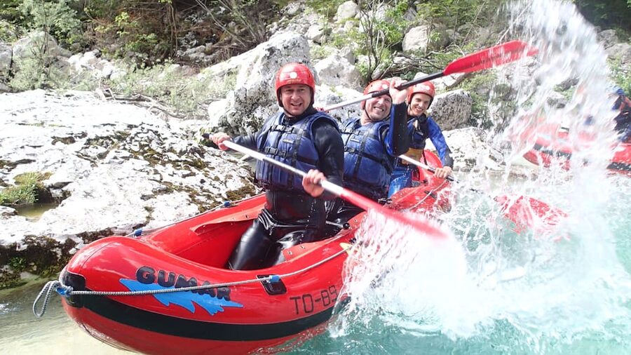 Bovec: Whitewater Canoeing on the Soča River - The short transfer from Bovec to the Soča