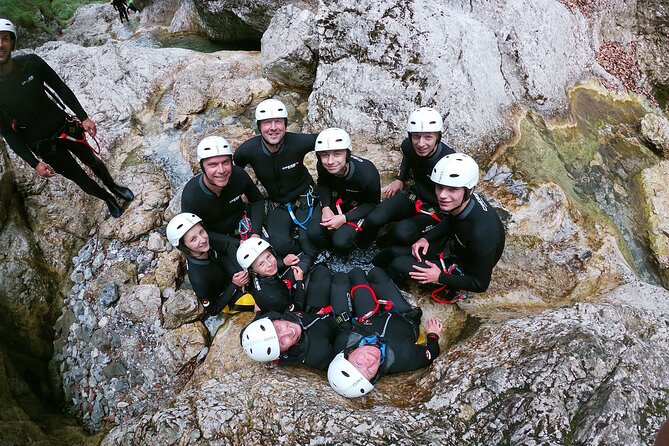 Canyoning Experience in Bovec - Following José through waterfalls, slides, and pools