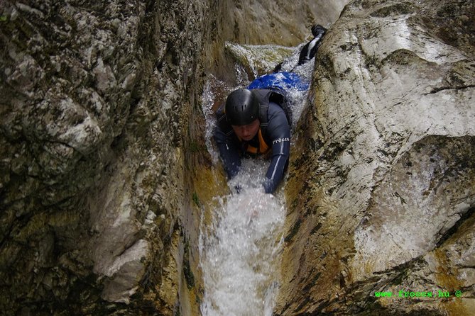 Canyoning in Susec Canyon - Slides, jumps, and rappels at Susec Waterfall