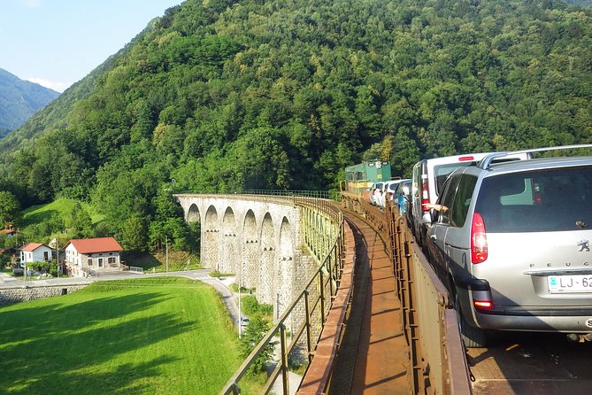 Emerald River Tour, Triglav National Park & Soča valley Day Trip - Lake Jasna begins the morning with clear water