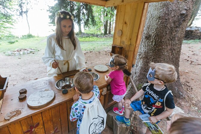 Family Adventure in Bled - Enchanted Forest theme park - The Dwarfs’ playground puts balance to the test