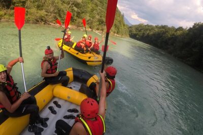 FAMILY RAFTING on Soča river