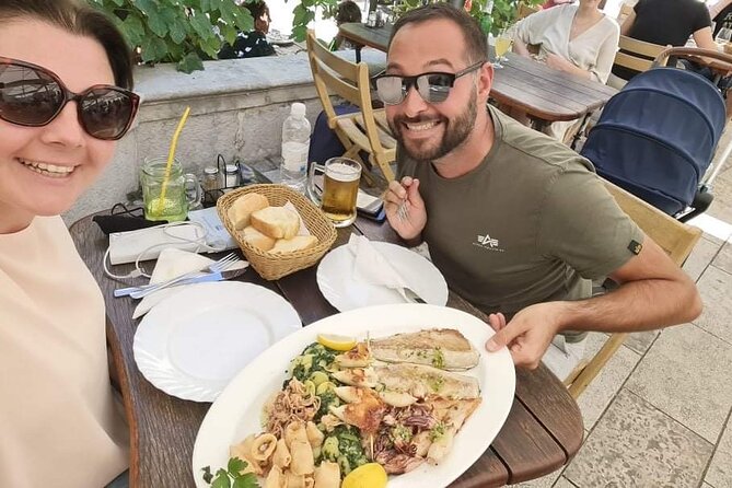 Food & Wine -> Gourmet tour in Piran - Olive oil, salami, and the flavors between courses