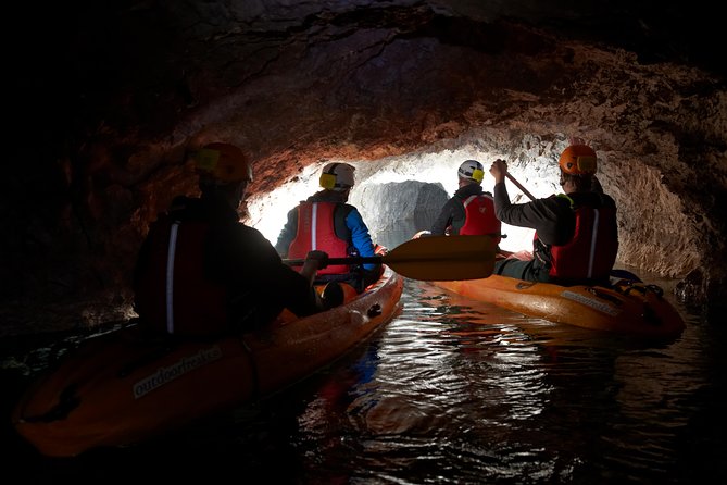 From Bled: Black Hole Kayaking - Entering the Mine by Mining Train