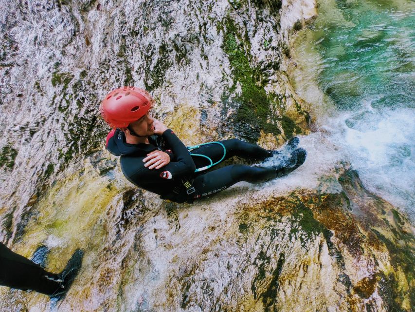 From Bovec: Basic Canyoning Experience Sušec With Photos - Pools, slides, and the first jumps