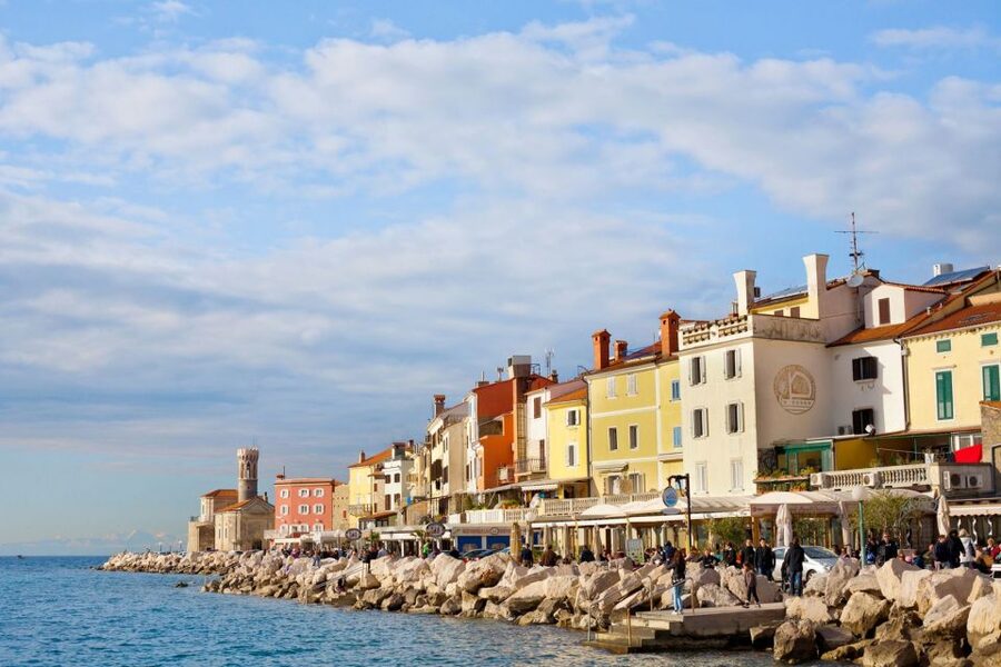 From Koper: Piran and Panoramic Slovenian Coast Tour - Portorož and the old salt-making tradition