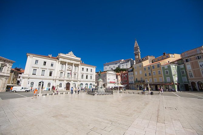 From Koper: Piran's Tastes and Tales - St. George’s Church and the view above Piran