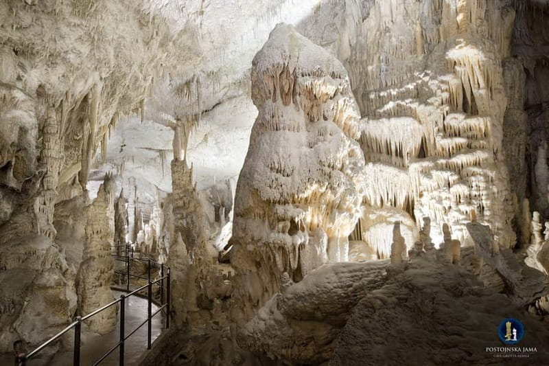 From Ljubljana: Postojna Cave, Predjama Castle, & Piran Tour - Postojna Cave and its famous underground railway