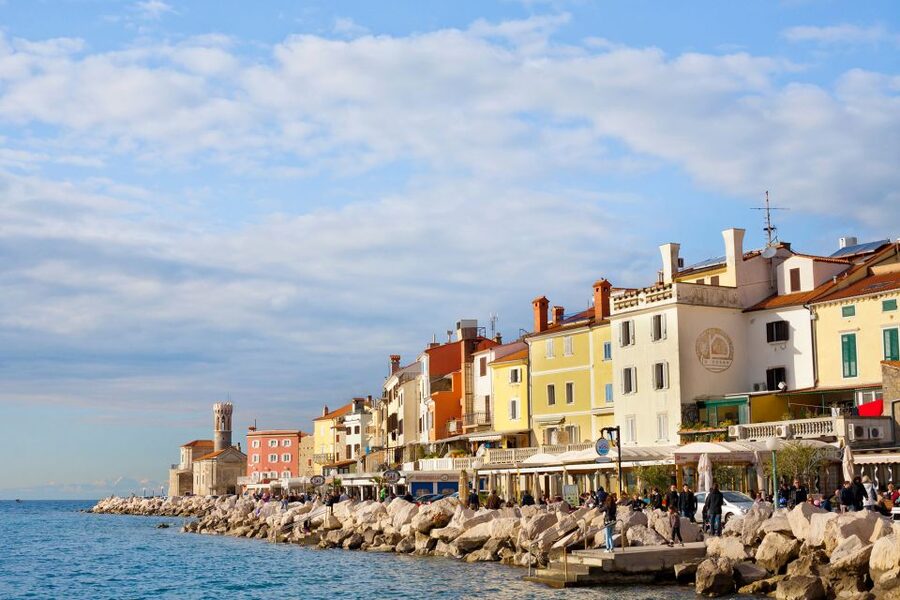 From Trieste: Piran and Slovenia Coast Tour - Saint George’s church and the Adriatic view
