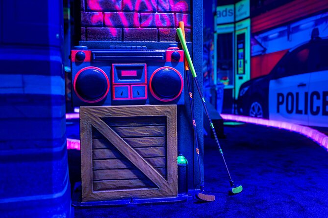 Glow In The Dark Mini Golf Course in Maribor - Why the neon setting matters
