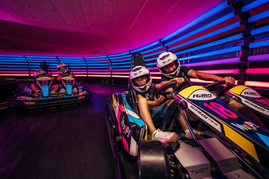 Gokart experience at Woop! karting - the fastest attraction - WOOP! Karting’s Multilevel Track