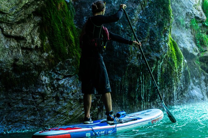 Half-Day Private SUP along Soca River - Quiet water and turquoise views along the Soča