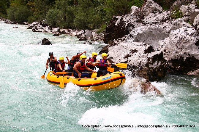Half Day Rafting On Soca River - What happens during the 2-hour-30-minute outing