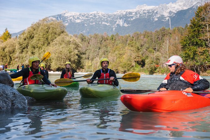 Kayak Course on Soca River - Reading the river without overestimating the challenge