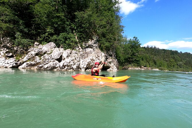 Kayaking in Bled - Floating through the gorge to the finish