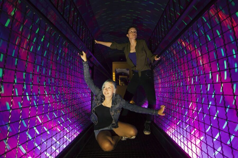 Ljubljana: House of Illusions Entrance Ticket - Gravity, proportions, and the disco room