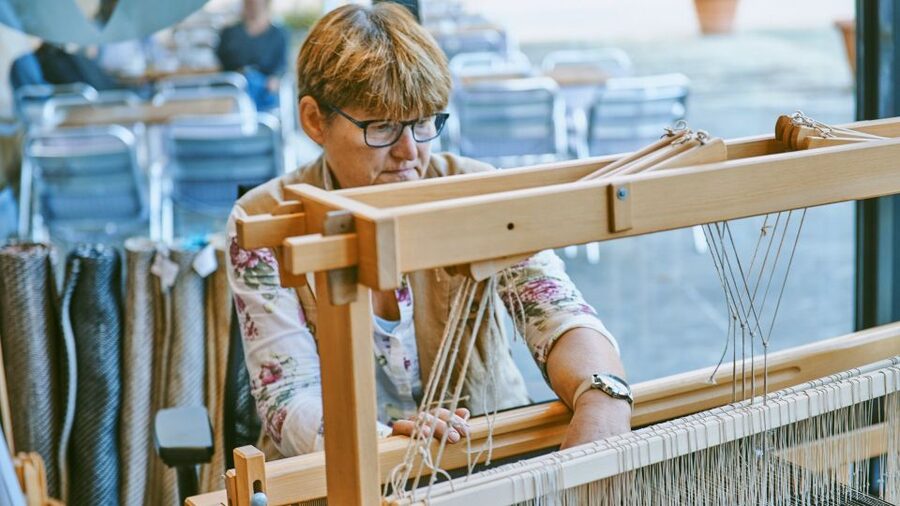 Ljubljana: Interactive Workshop with Experienced Weaver - A real loom beside Ljubljana’s Ethnographic Museum