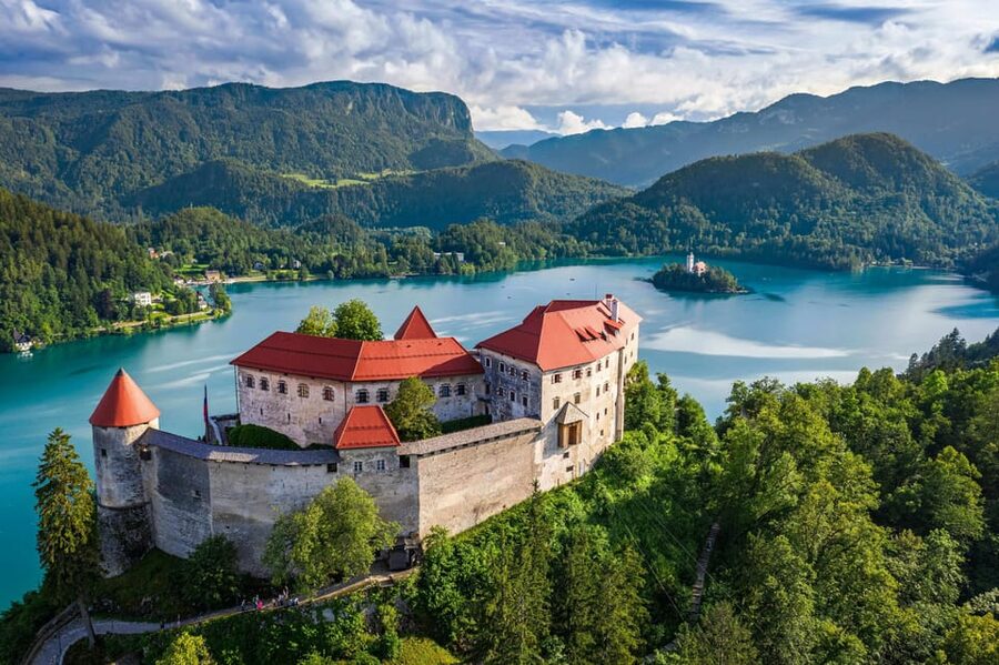 Ljubljana: Lake Bled, Postojna Cave, and Predjama Day Tour - Bled Castle and the best views