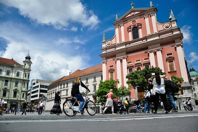 Ljubljana private walking tour with a local - Start with milk machines and Slovenian produce
