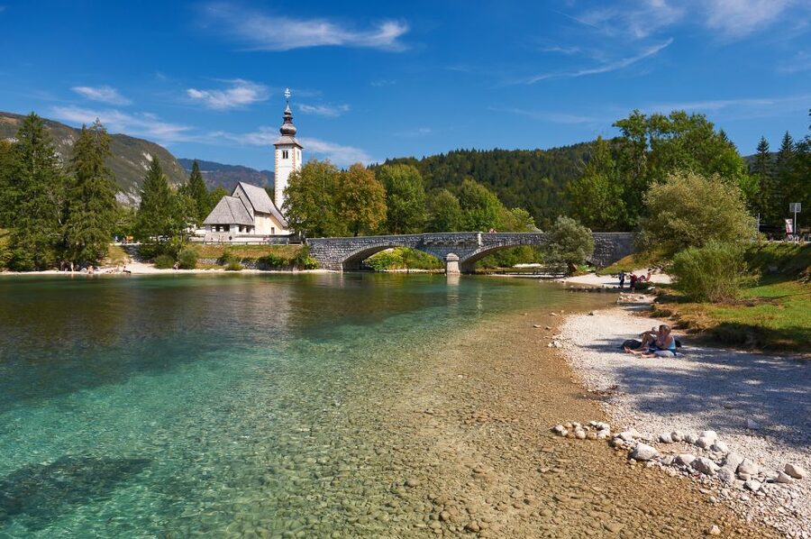 Ljubljana: Savica Waterfall, Lake Bohinj, and Lake Bled Tour - A local lunch with jota, sausage, and strudel