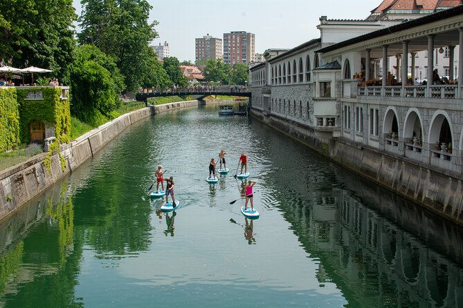 Ljubljana Stand-Up Paddle Boarding Lesson and Tour - Triple Bridge and Plečnik’s city