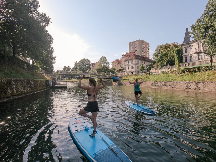 Ljubljana: Stand-Up Paddle Boarding Tour - Choosing between the city and the quieter side