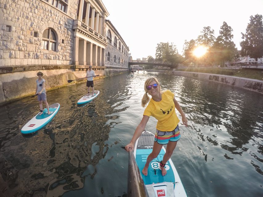 Ljubljana: Stand-Up Paddle Boarding Tour - Games, yoga poses, and quiet time on the water