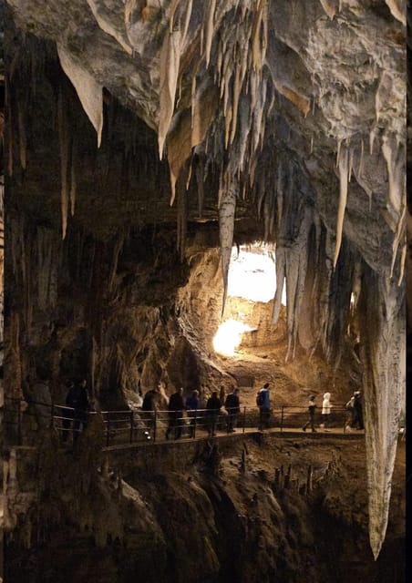 Ljubljana to Postojna Cave,Predjama Castle and Postojna park - Entering Postojna Cave