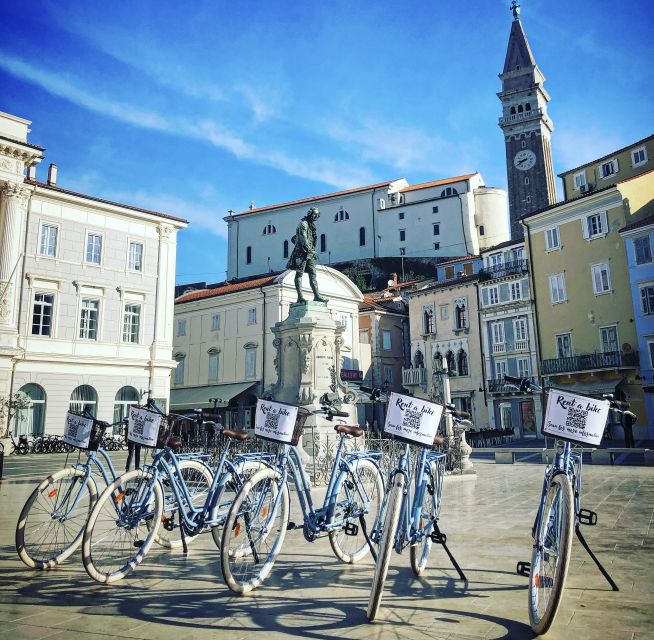 Piran: Bike Rental with Map, Helmet, Water bottle and Lock - Strunjan and the route to Moon Bay
