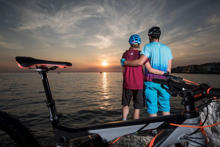 Piran: e-bike Slovenia, bike rental - Starting in Piran and getting oriented
