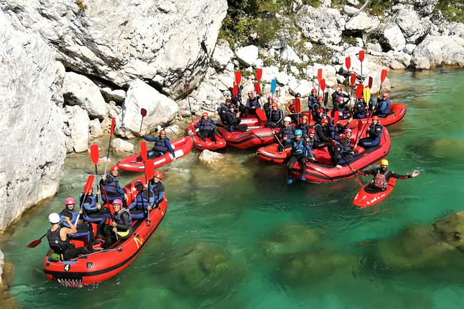 Premium RAFTING on Soca River. Photo service. Families welcome. - Getting fitted with river gear