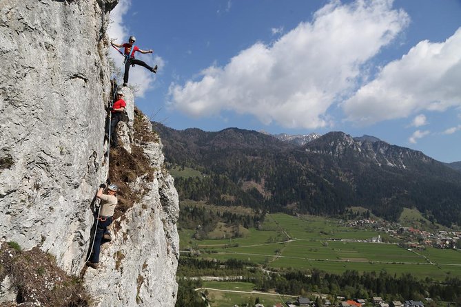 Quick Vertical Attraction - Via Ferrata Mojstrana - Climbing the 250-Meter Route