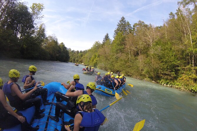 rafting on sava river in bled slovenia, the best rafting trip in the area - What the 13-kilometer route feels like