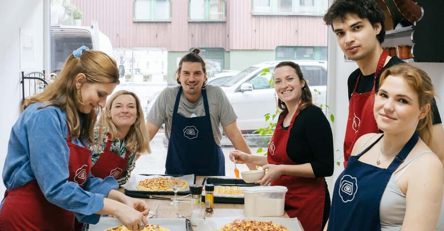 Slovenia: Belokranjska Pogača Cooking Class - Waiting for the dough, with Slovenian conversation